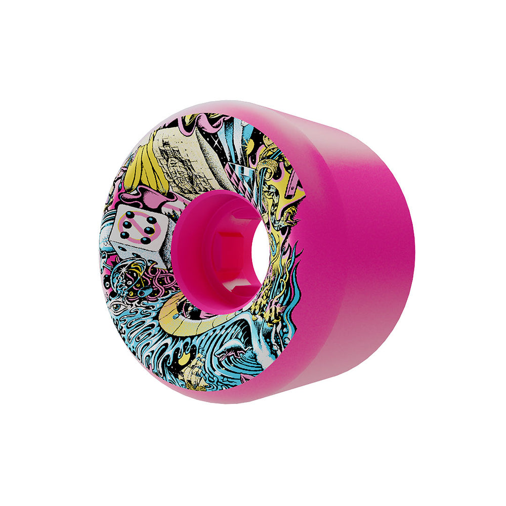 56mm/97a Hosoi Collage Reissue | Slime Balls Skateboard Wheels