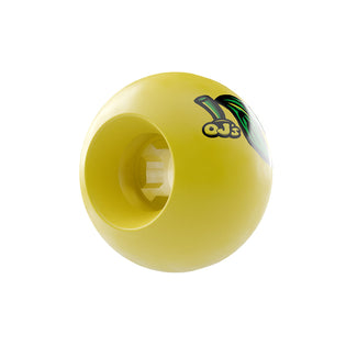 58mm Lil Doodies Lemons 99a OJ Skateboard Wheels Yellow