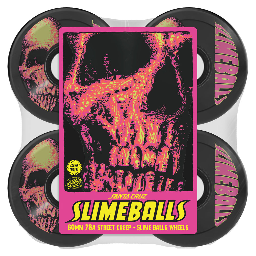 60mm Street Creep Reissue 99a | Slime Balls Reissue Skateboard Wheels