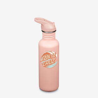 Klean Kanteen 27oz Santa Cruz Water Bottle Peach Parfait Wave Dot