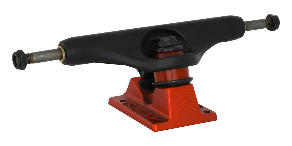 Stage 11 Splatter Span Black / Ano Red | Independent Skateboard Trucks
