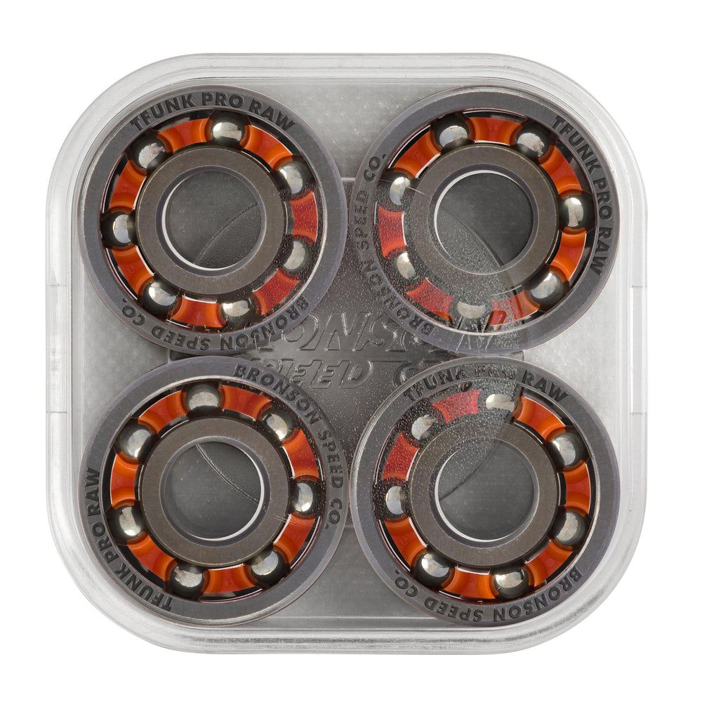 TFunk Pro Raw | Shieldless Skate Bearings | Bronson