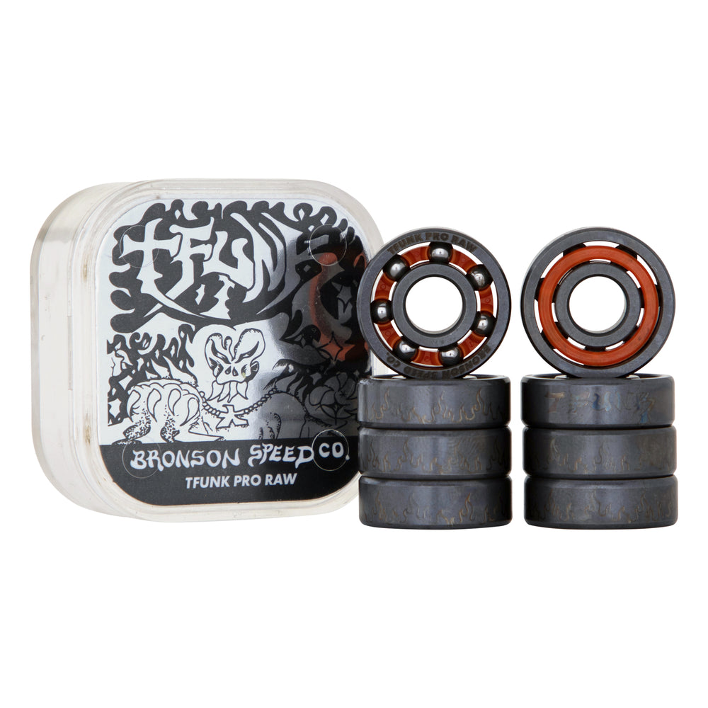 【500円引きクーポン】 TFunk Bronson | Bearings Skate Shieldless | Raw Pro スケートボード