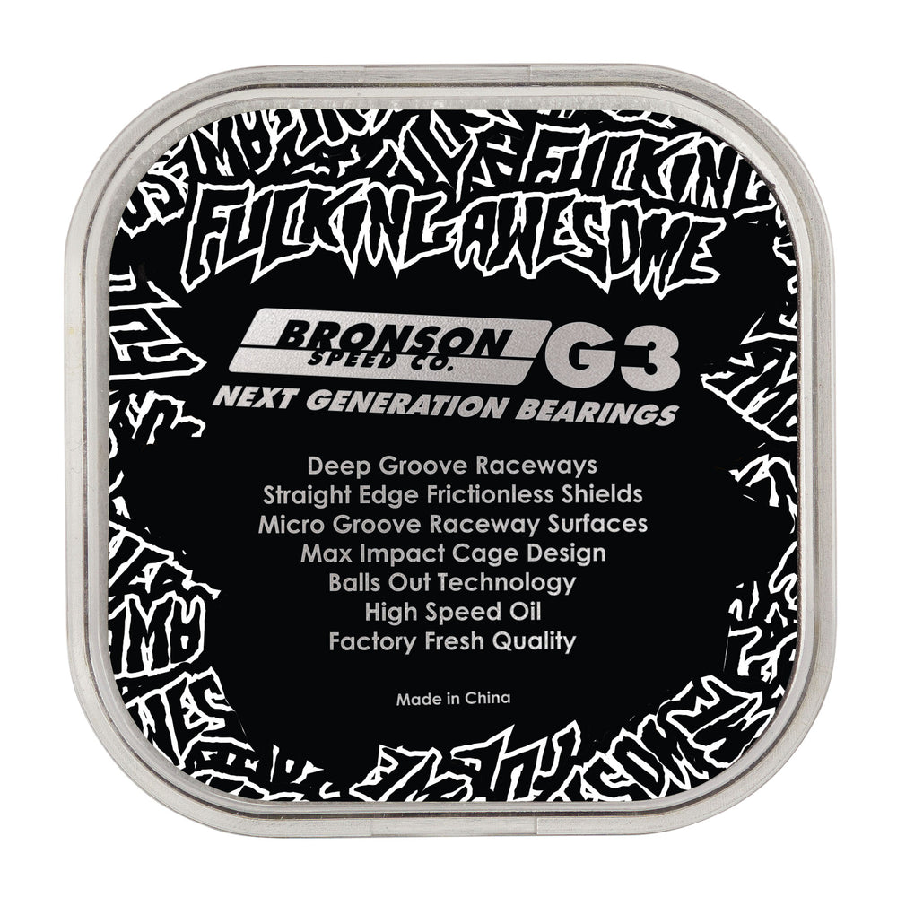 Fucking Awesome Skateboard Bearings | G3 | Bronson Speed Co