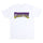 Creature Logo Mens T-Shirt White w/Purple