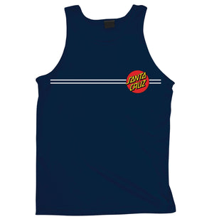Classic Dot Mens Santa Cruz Tank Black