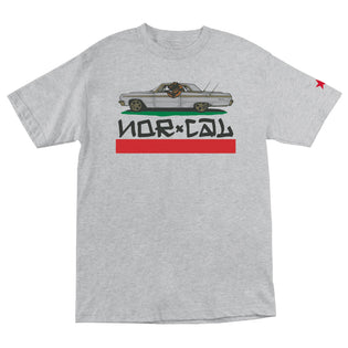 Low Bear Mens Nor Cal T-Shirt Sport Grey