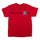 Other Dot Mens Santa Cruz T-Shirt Cherry Red w/Slate