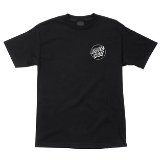 Opus Dot Mens Santa Cruz T-Shirt Black w/White