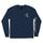 Screaming Hand Mens Santa Cruz Longsleeve T-Shirt Navy w/Grey/Gold