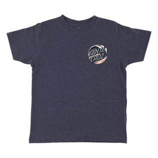 Wave Dot Kids Santa Cruz T-Shirt Black
