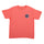 Wave Dot Youth Santa Cruz T-Shirt Coral Silk w/Blues