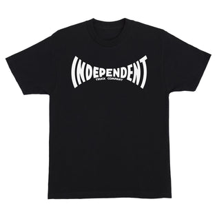 Span Mens Independent T-Shirt Black w/White
