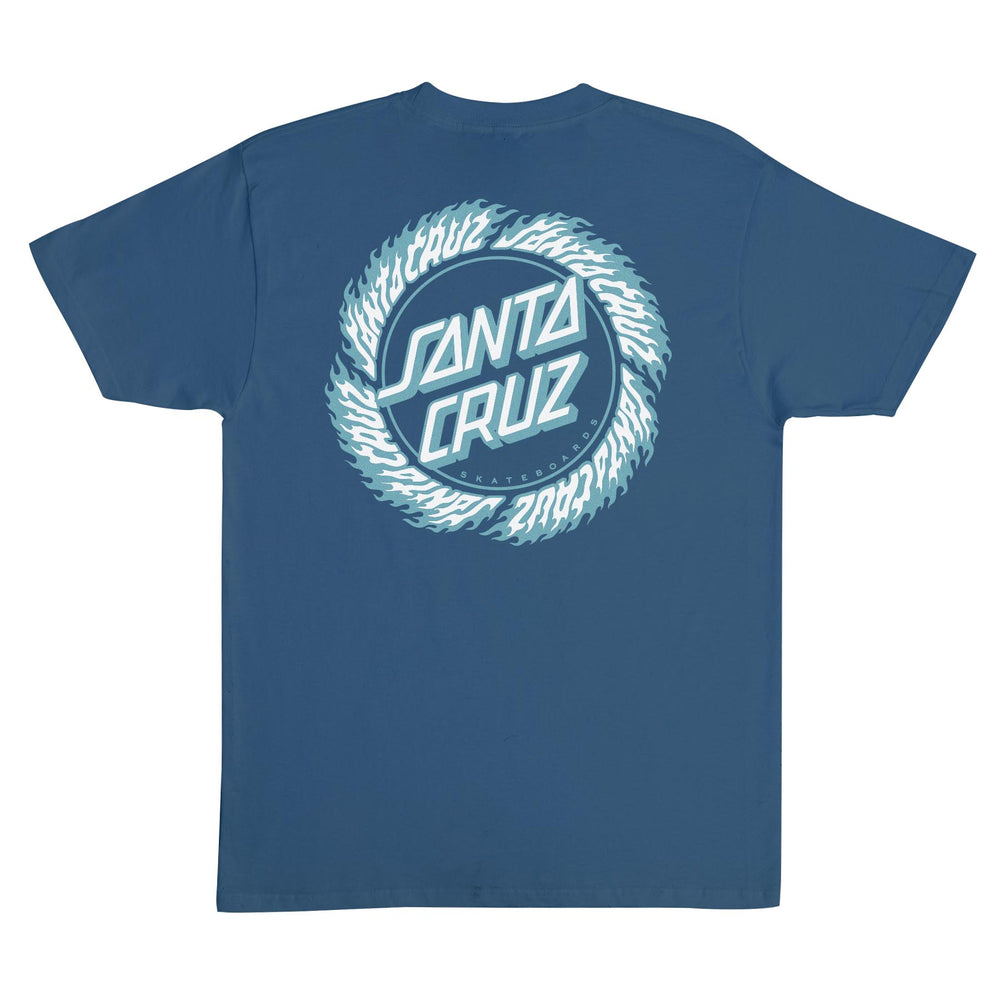 Flame Ringed Dot Mens T-Shirt | Mens Skate T-Shirt | Santa Cruz