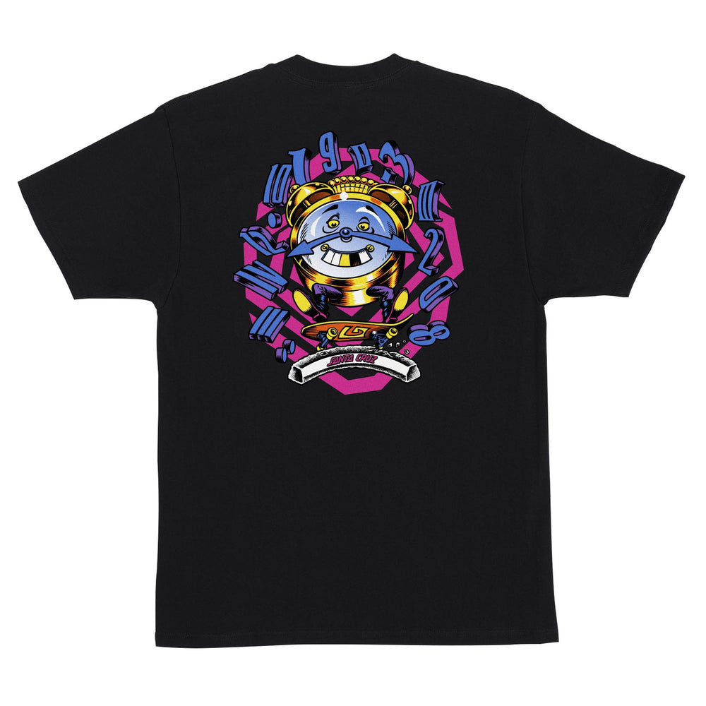 ★Santa Cruz Grabke All Around T-Shirt 関税込★ T-shirt Santa Cruz Grabke All Around Stack - czarny (black)