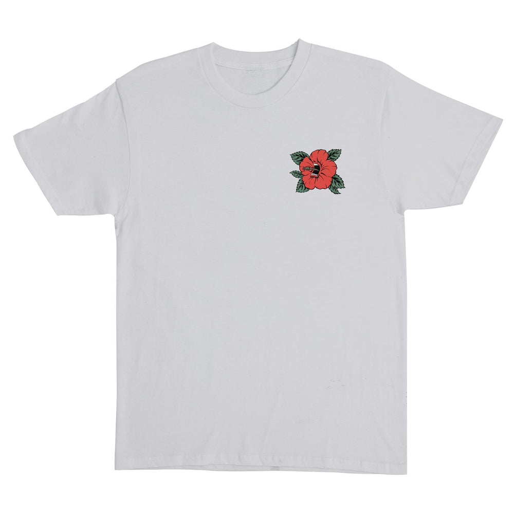 Screaming Hibiscus Dot T-Shirt | Men's Skate Clothing | Santa Cruz