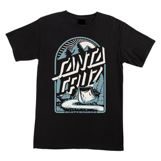 Camp Retreat Womens Santa Cruz T-Shirt Black
