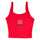 Starry Campfire Womens Santa Cruz Tank Solid Red Blend