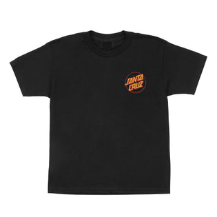 Screaming Hibiscus Youth Santa Cruz T-Shirt Black