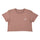 Tone Stamped Dot Womens Santa Cruz Crop T-Shirt Hazy Pink