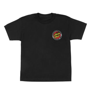 Flamed MFG Dot Santa Cruz Youth T-Shirt Black