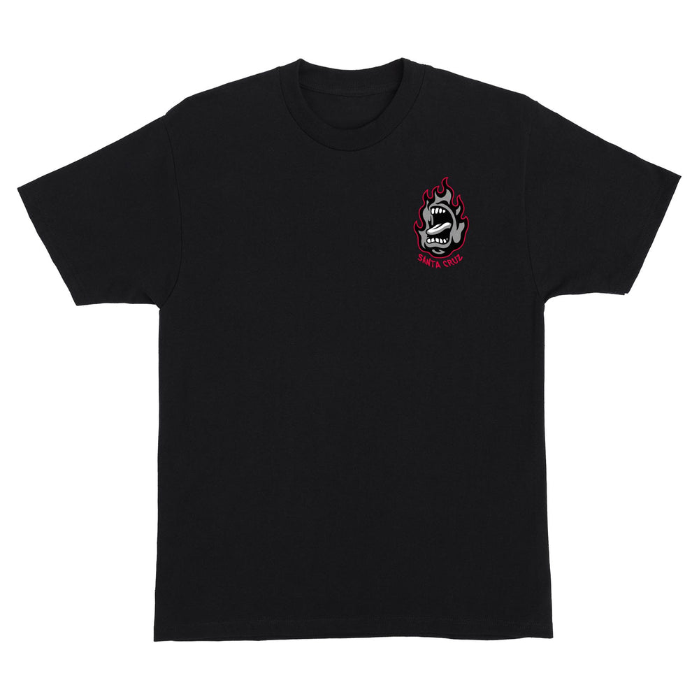 Screaming Fire Oval T-Shirt | Men's Clothing | Santa Cruz Skateboards