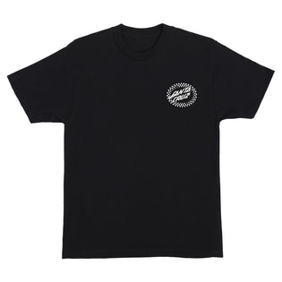 Collage Oval Dot Mens Santa Cruz T-Shirt Black
