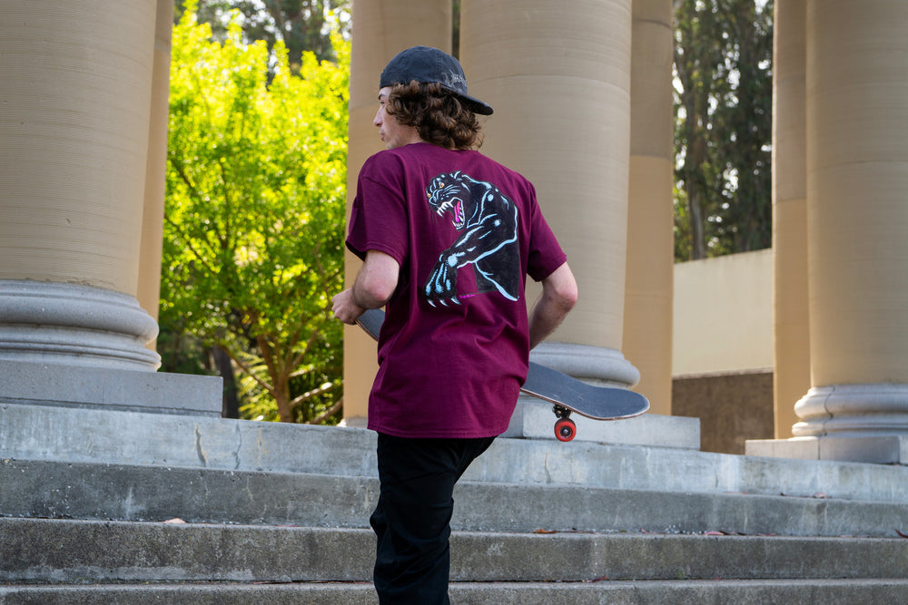 Natas Sketch Panther T-Shirt | Men's Clothing | Santa Cruz Skateboards