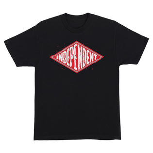 Distortion Mens Independent T-Shirt Black