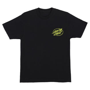 Wooten Cyber Skull Mens Santa Cruz T-Shirt Black