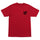Wood Cut Mens Santa Cruz T-Shirt Red