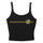 Opus Dot Stripes Womens Santa Cruz Tank Solid Black Blend