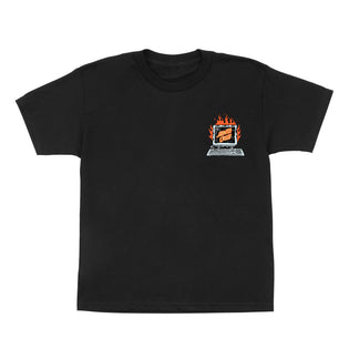 Self Destruct Youth Santa Cruz T-Shirt Black