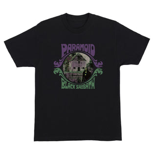 Black Sabbath Paranoid Witch Mens OJ T-Shirt Black