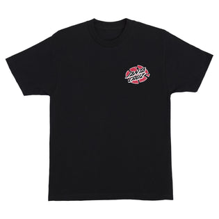 Grabke Exploding Dot Mens Santa Cruz T-Shirt Black