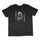 Stardust Skull Mono Womens Santa Cruz T-Shirt Vintage Black