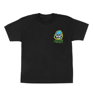 Scribble Head Youth Santa Cruz T-Shirt Black