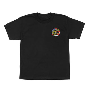July 4th Dot Youth Santa Cruz T-Shirt Black