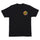 Tie Dye Dot Chest Santa Cruz Mens T-Shirt Black