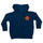 Classic Dot Santa Cruz Kids Zip Hoodie Navy
