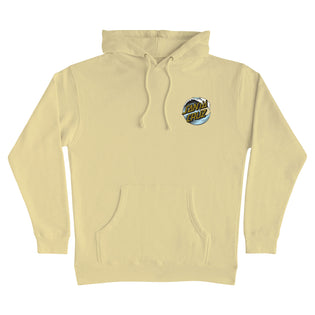 Wave Dot Mens Santa Cruz Hoodie Black