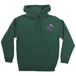 Wave Dot Mens Santa Cruz Hoodie Black