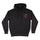Wave Dot Mens Santa Cruz Hoodie Asphalt w/Merlot