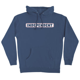 Bar Logo Mens Independent Hoodie Black