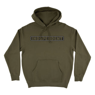 Bar Logo Mens Independent Hoodie Black