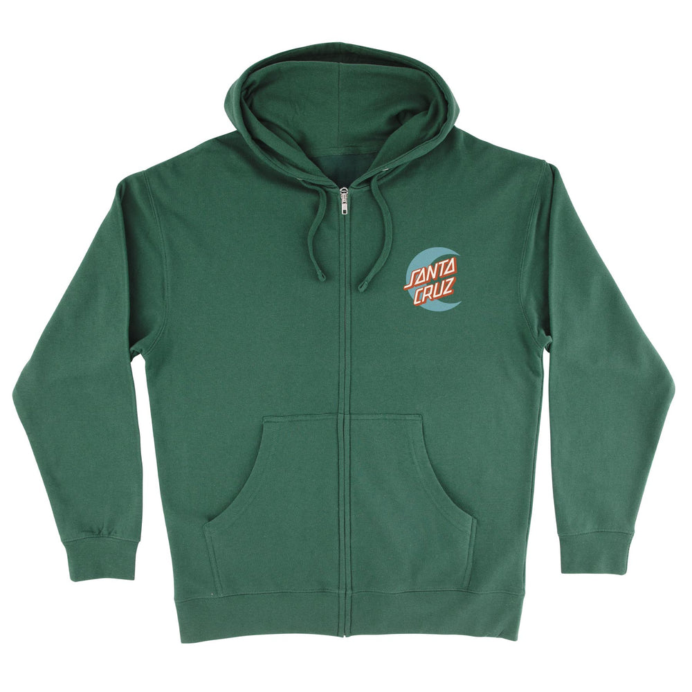 Moon Dot Womens Zip Hoodie | Santa Cruz | Womens Apparel