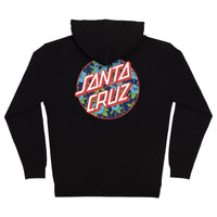 Screaming Hibiscus Dot Zip Hoodie | Men's Skate Clothing