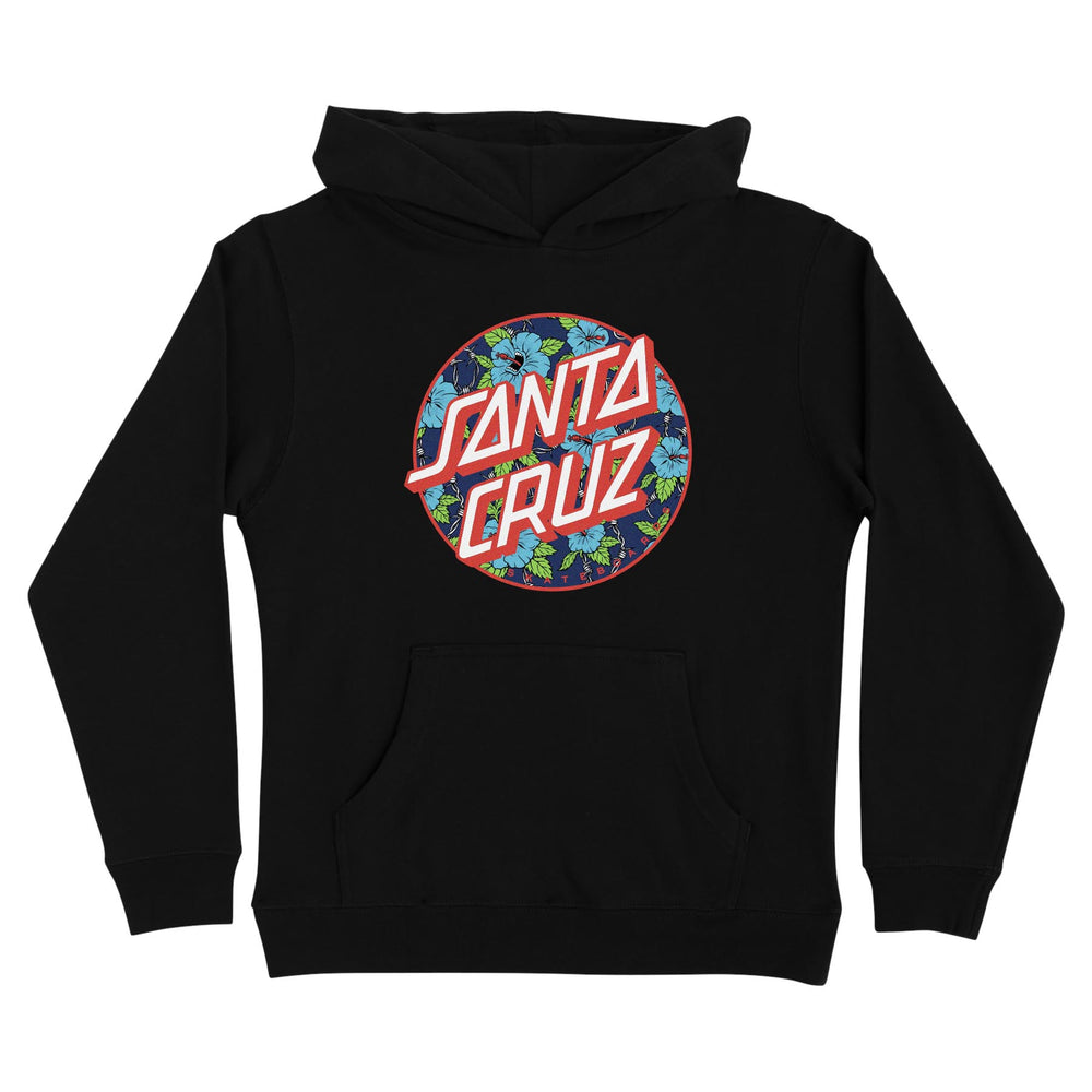 Screaming Hibiscus Dot Hoodie | Youth Skate Clothing | Santa Cruz