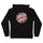Screaming Hibiscus Dot Youth Santa Cruz Hoodie Black