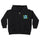Screaming Hibiscus Dot Kids Santa Cruz Zip Hoodie Black